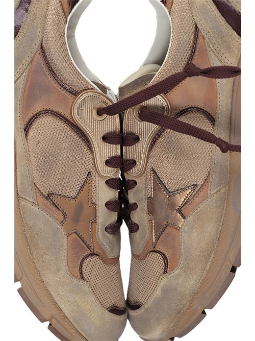 Golden Goose Sneakers Running Dad - Camel Beige Tobacco Golden Goose | GMF00884.F008609.55792CARAMEL/BEIGE/BURGUNDY/TOBACCO